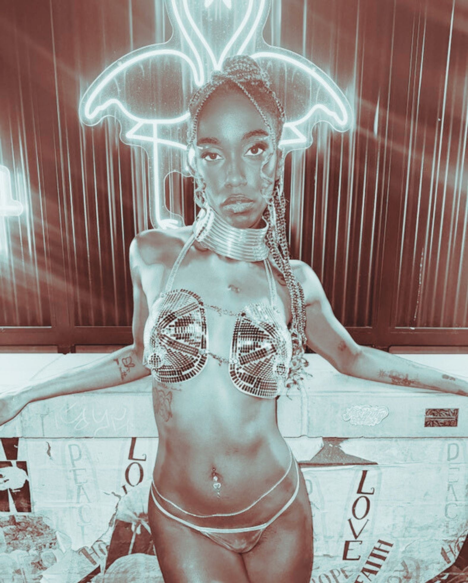LeDaze Disco Tits  The Silver Standard Style